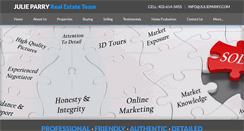 Desktop Screenshot of julieparry.com